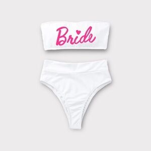 White Bride Bikini Set Honeymoon